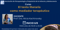 El texto literario como mediador teraputico