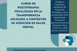 DIFUNDIMOS: Curso de Psicoterapia Focalizada en la Transferencia Aplicada a Contextos de Atención de Salud Mental